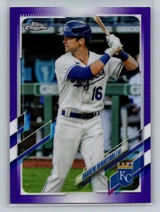 2021 Topps Chrome PURPLE Andrew Benintendi #USC35 - Kansas City Royals - Picture 1 of 2