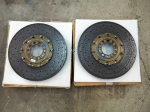 Ferrari 458 Brembo Carbon Brake Rotor Front Left and Right Brake Disc - Picture 1 of 10