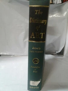The Grove Dictionary of Art Volume 24 Jane Turner Index Book - Picture 1 of 6