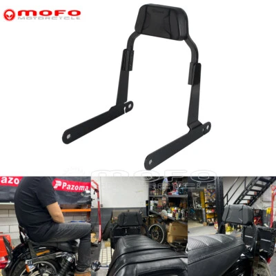 Спинка пассажирского спортивного бара Sissy с подушечкой для Harley Dyna '06-17 Street Bob FXDB - Изображение 1 из 4