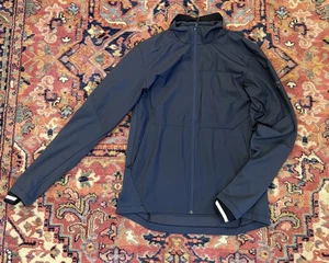 Men's Arcteryx A2B Comp Jacket Medium Navy Blue with 30% wool lining - Picture 1 of 3