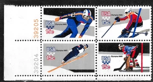 HICK GIRL- MNH. U.S. STAMPS   SC#1795-98  1979  WINTER OLYMPICS      A1 - Picture 1 of 1