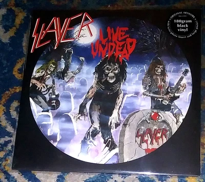 LIVE UNDEAD / SLAYER 2015 METAL BLADE LP 3984-15789-1 w/POSTER 180g Vinyl SEALED - Image 1 of 2