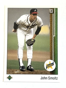 1989 Upper Deck John Smoltz Rookie Card #17 - Picture 1 of 2