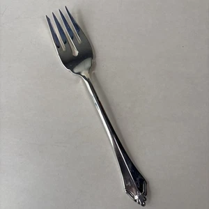 Tenedor(s) de ensalada de acero inoxidable plateado Belcourt vintage Oneida Community - Imagen 1 de 6