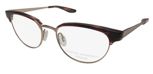 NEW BARTON PERREIRA FILLY EYEGLASSES MWS/BRR 49-17-142 BROWLINE FULL-RIM WOMENS - Picture 1 of 8