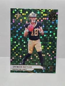 2024 Panini Donruss Elite - Rookies Spencer Rattler #155 Green Disco (RC) - Picture 1 of 2