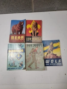 vintage boy scouts books lot of 5 - Picture 1 of 5