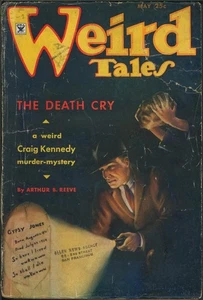 Weird Tales 1935 mayo. Contenido de H. P. Lovecraft y Robert E. Howard. Pulpa - Imagen 1 de 1