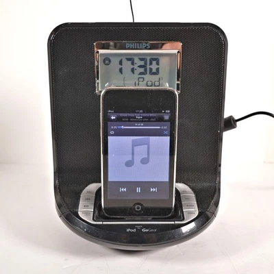 Philips AJ300DB/05 iPod Dock Alarm Clock Radio Used VGC (iPod not included) - Image 1 of 4