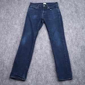 Jeans J Crew Uomo 30x32 (Adatto 30x30) 484 Slim Kurabo Tessuto Denim Giapponese - Foto 1 di 16