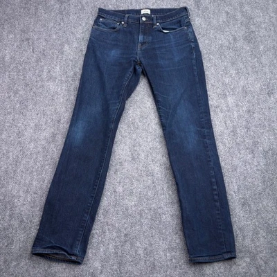 J Crew Jeans Mens 30x32 (Fits 30x30) 484 Slim Kurabo Japanese Denim Fabric - Image 1 of 4