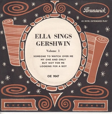 Ella Fitzgerald Ella Sings Gershwin Volume 1 7" vinyl UK Brunswick 1957 ep 4 - Image 1 of 3