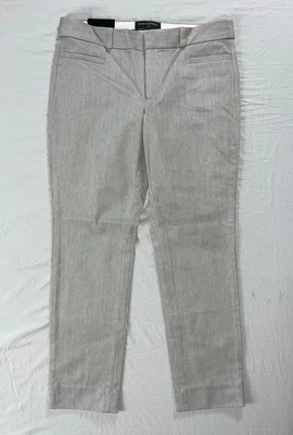 Banana Republic Sloan Ankle Bi-Stretch Chino Pants. Gray, Light Women's 4P. NWT! - Image 1 of 4