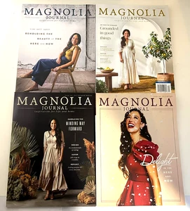Lot Of 4 Magnolia Journal Magazine Issues Bundle Joanna Gaines Lot (18 thru 21) - Picture 1 of 2