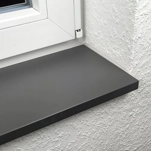 Flache Innenfensterbank inkl. Kanten nach Maß, Dekor Basaltgrau - Bild 1 von 3