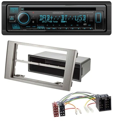 Kenwood Bluetooth DAB CD MP3 USB Autoradio für Iveco Daily (2006-2014) silber - Bild 1 von 4