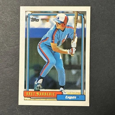 1992 Topps Gold #224 Bret Barberie Montreal Expos - Image 1 of 3