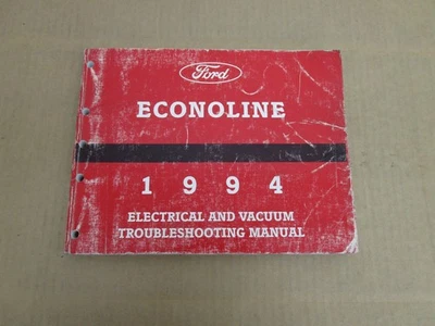 1994 Ford Econoline van E150 E250 electrical vacuum wiring shop service manual - Изображение 1 из 4