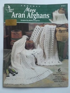 Crochet : More ARAN AFGHANS -Crochet Patterns - Picture 1 of 4