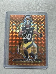 Jaylen Warren Pittsburgh Steelers Mosaic Prizm Orange /199 NFL Football 2024 - Bild 1 von 2