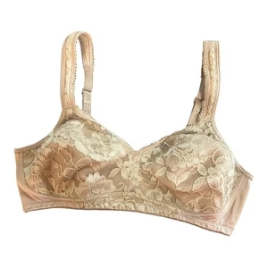 Sujetador Playtex 18 Hour Mujer Talla 36B Beige Ligeramente Forrado Sujetador Inalámbrico Estilo #4716 - Imagen 1 de 2