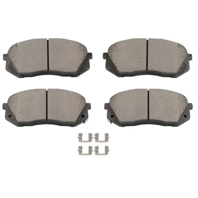 Kit de 4 pastillas de freno delanteras de cerámica para Hyundai Kona Electric 2019-2023 Foto 1 de 4