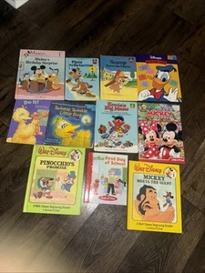 Lot of Vintage Children collector Books Sesame Street, Disney, Mickey Mouse - Picture 1 of 11