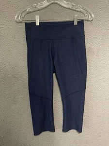 Leggings cortos Outdoor Voices para mujer talla pequeña azul adulto poliéster - Imagen 1 de 5