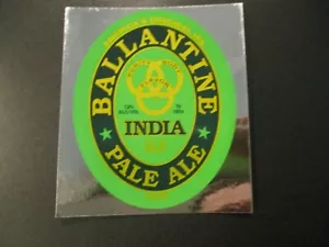 BALLANTINE India Pale Ale classic STICKER decal craft beer brewery brewing Z - Picture 1 of 1