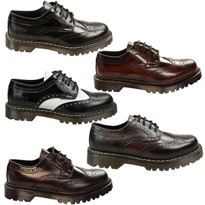 Alpha London Unisex Halbschuh Budapester 4-loch Brogue Farbauswahl - Bild 1 von 21