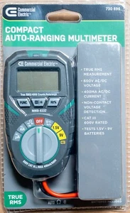 COMMERCIAL ELECTRIC Compact Auto-Ranging Digital True RMS Multimeter - Bild 1 von 2