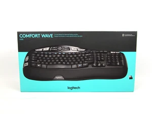 Logitech Comfort Wave K350 Ergonomische Kabellose Tastatur 920-001996 Neu Versiegelt - Bild 1 von 9