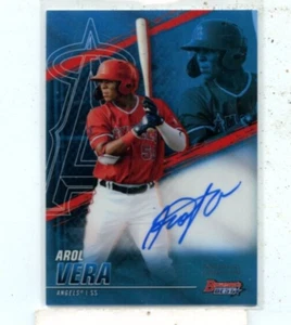 Arol Vera 2021 Bowman's Best of Blue Refractor autógrafo automático #D/150 B21-AVE - Imagen 1 de 1