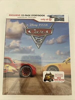 CARS 3-Target Exclusive 32-page Storybook w/Blu-Ray, DVD & Digital valid to 2022 - Image 1 of 2