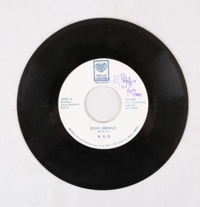 RARE Early Release, Stay Awhile / Secret Admirer by B.A.D., 1984, 7" 45 rpm, VG+ - Imagen 1 de 2