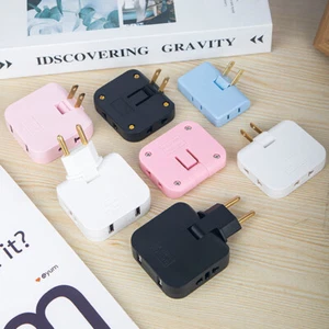 US Plug And Socket 3 In 1 Extension Eletrical Outlets Power Converter Adapto _ou - Photo 1/15
