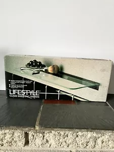 1988 Dorlife LifeStyle Glass Shelving System 6”X18” Made In USA Model 47010 VTG - Picture 1 of 7