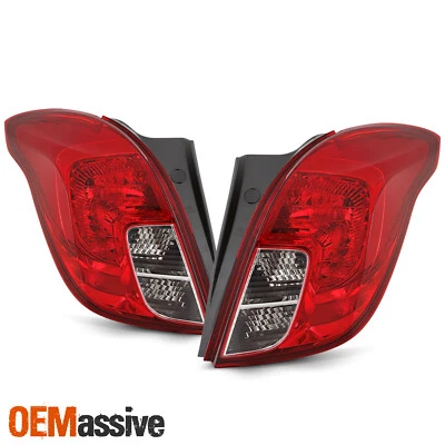 Par de luces traseras rojas cromadas para Buick Encore 2013-2016 izquierda+derecha Foto 1 de 4