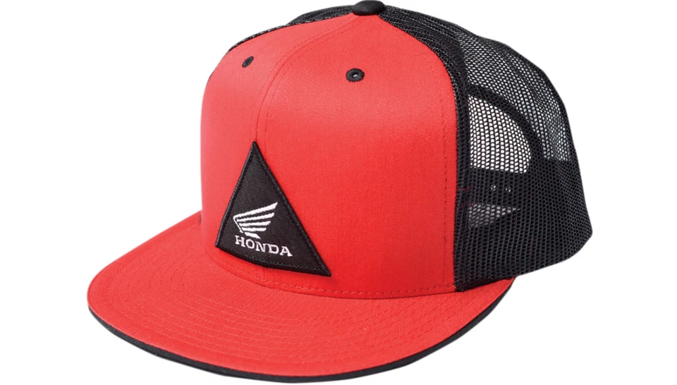 NEW FACTORY EFFEX 18-86200 Honda TRI Snapback Hat - Red/Black - OSFA -MOTORCYCLE - Image 1 of 2