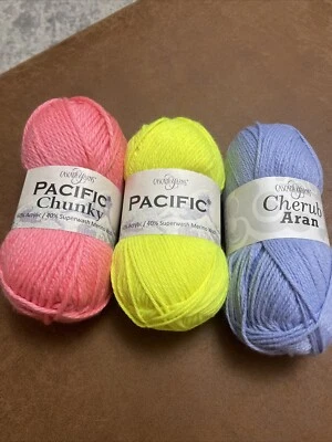 Cascade 纱线 PACIFIC CHUNKY 3= 批量 60% 丙烯酸 40% Superwash 美利奴羊毛 120 码 — 第 1/4 张图片