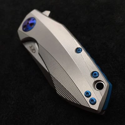 Blue Titanium [ Screw Set ] for Zero Tolerance 0456 Folder ZT0456 (NO KNIFE) - Image 1 of 4