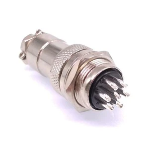 1Set GX20 7Pin 20mm Panel Mounting Metal Aviation Connector Plug + Socket - Picture 1 of 4