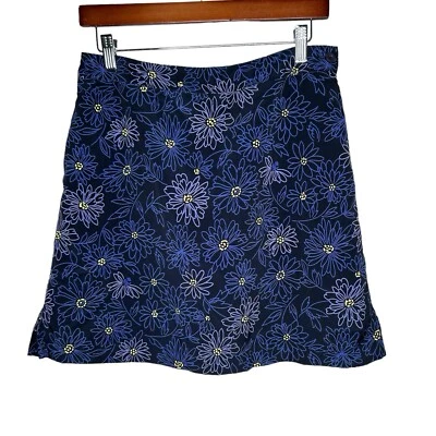 E P PRO MUJER TALLA 8 NEGRO/PÚRPURA FLORAL GOLF SKORT Foto 1 de 4