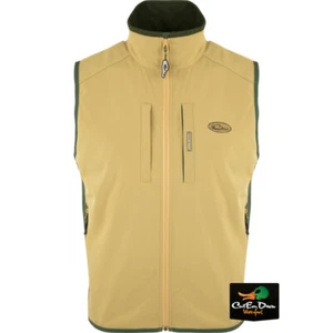 DRAKE WATERFOWL SYSTEMS TWO TONE WINDPROOF TECH VEST FLEECE LINED - Picture 1 of 5
