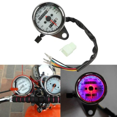 Medidor velocímetro odómetro LED para motocicleta Yamaha Vstar XVS 650 1100 personalizado Foto 1 de 4
