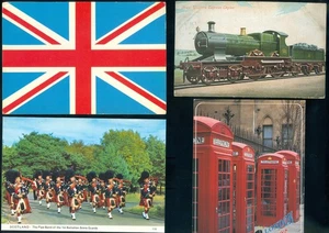 4 POSTCARDS WITH BRITISH FLAVOR - Picture 1 of 1