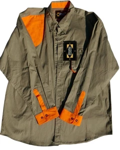 Master Sportsman Shooting Hunting Rugged Outdoor Beige Khaki Shirt Size XL Neu mit Etikett - Bild 1 von 7