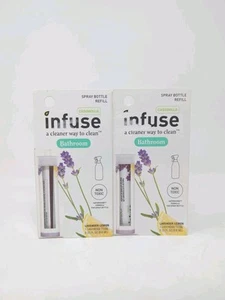 2 Casabella Infuse Lavender Lemon Spray Bottle Refill All Purpose .33oz Each - Picture 1 of 3