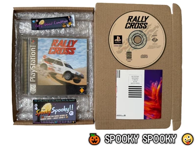 Rally Cross PS1 - NTSC-U/C USA VGC CIB with Manual - Reg Card - Tracked - Image 1 of 4
